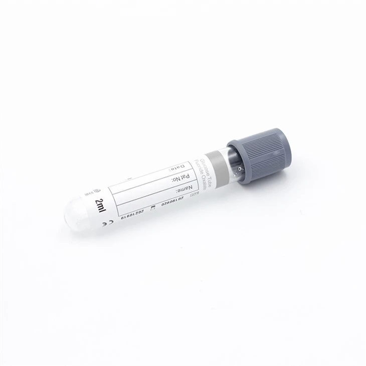 Grey Top Glucose Blood Tube